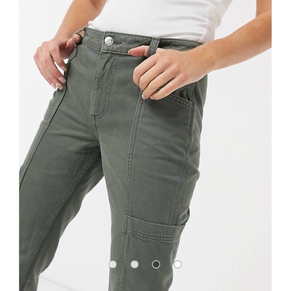 ASOS Low Rise Utility Flare Pants - Picture 3 of 5